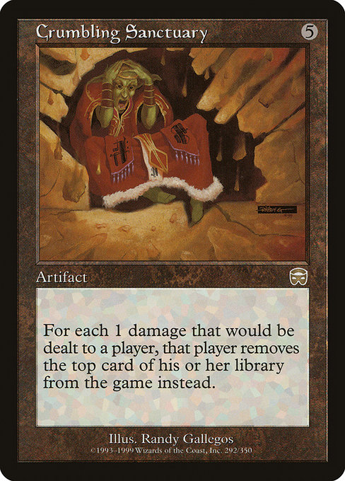 Crumbling Sanctuary - Mercadian Masques Rare Card
