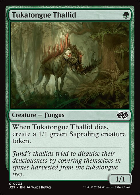 Tukatongue Thallid - Foundations Jumpstart Common Card