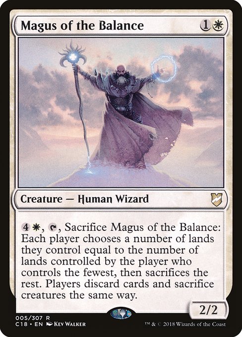 Magus of the Balance - Commander 2018 Rare Card