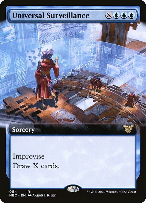 Universal Surveillance - Neon Dynasty Commander Rare Card