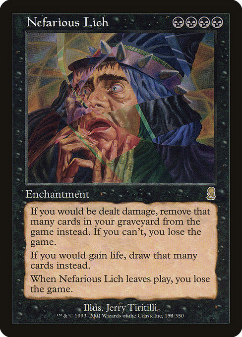 Nefarious Lich - Odyssey Rare Card