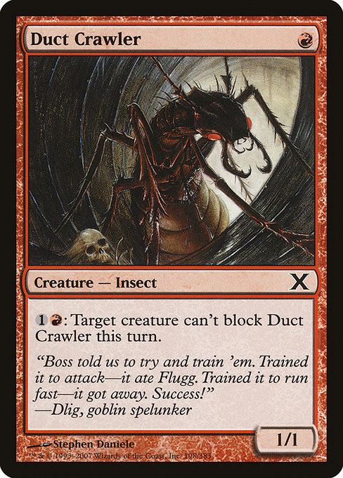 Duct Crawler - Tenth Edition Common Card