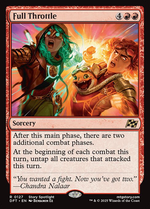 Full Throttle - Aetherdrift Rare Card