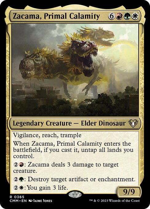 Zacama, Primal Calamity - Commander Masters Rare Card