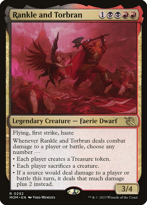 Rankle and Torbran - March of the Machine Rare Card