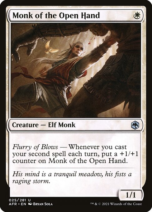 Monk of the Open Hand - Adventures in the Forgotten Realms Uncommon Card