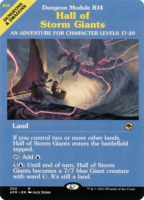 Hall of Storm Giants - Adventures in the Forgotten Realms Rare Card