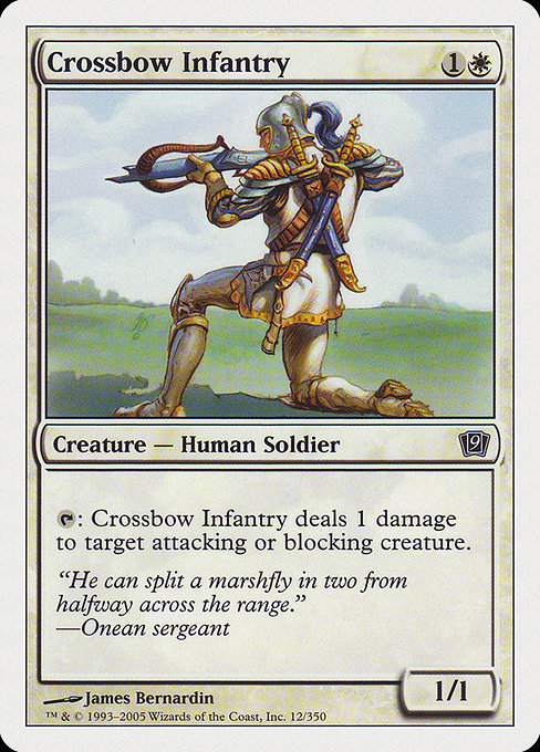 Crossbow Infantry - Ninth Edition Common Card