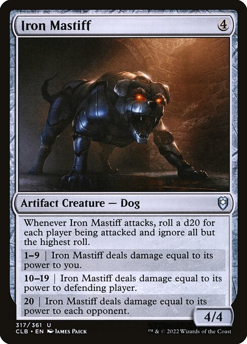 Iron Mastiff - Commander Legends: Battle for Baldur's Gate Uncommon Card