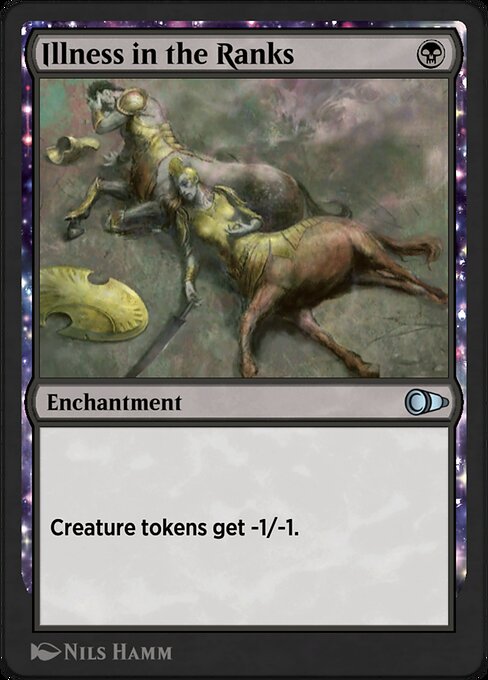 Illness in the Ranks - Pioneer Masters Uncommon Card