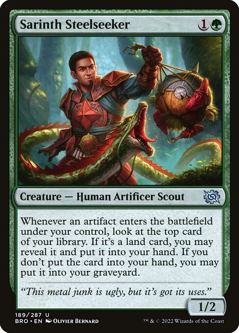 Sarinth Steelseeker - The Brothers' War Uncommon Card