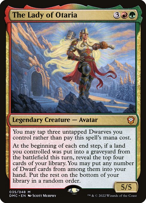 The Lady of Otaria - Dominaria United Commander Mythic Card