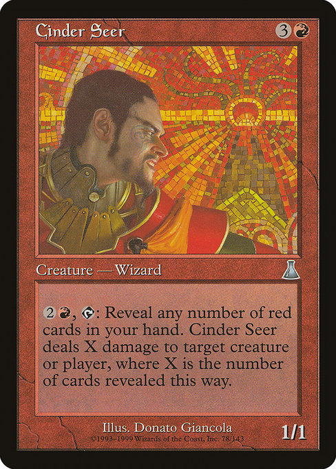 Cinder Seer - Urza's Destiny Uncommon Card