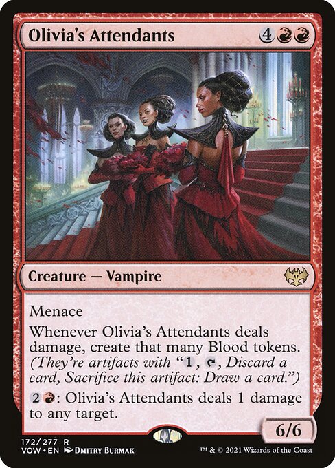 Olivia's Attendants - Innistrad: Crimson Vow Rare Card