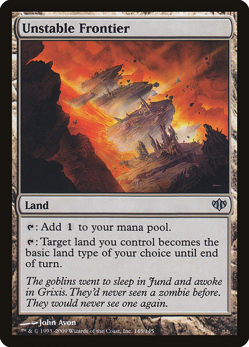 Unstable Frontier - Conflux Uncommon Card