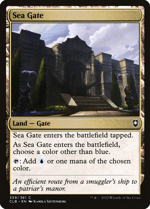 Sea Gate - Commander Legends: Battle for Baldur's Gate Common Card