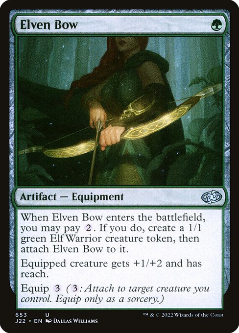 Elven Bow - Jumpstart 2022 Uncommon Card