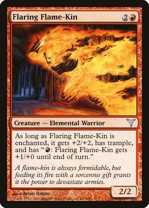Flaring Flame-Kin - Dissension Uncommon Card