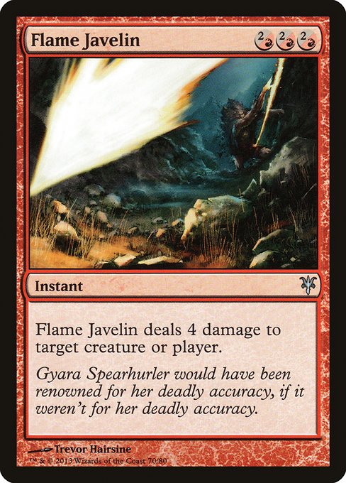 Flame Javelin - Duel Decks: Sorin vs. Tibalt Uncommon Card