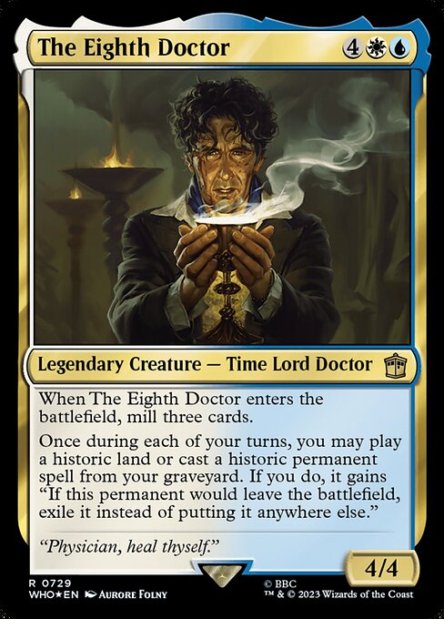 The Eighth Doctor - Doctor Who Rare Card