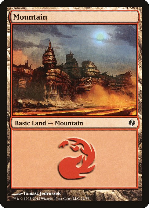 Mountain - Duel Decks: Venser vs. Koth Common Card
