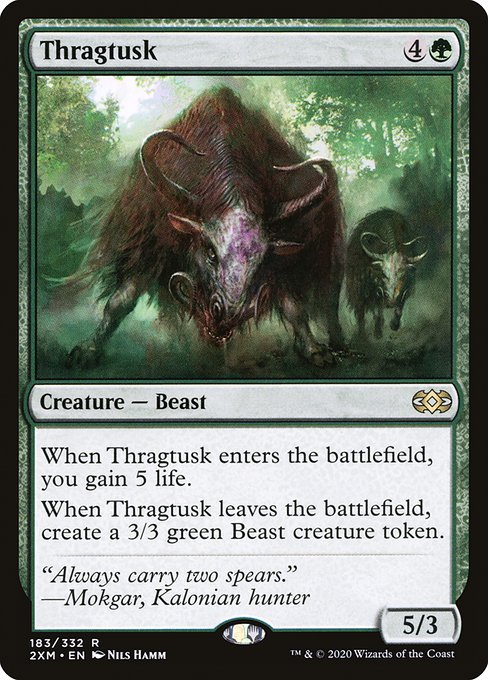 Thragtusk - Double Masters Rare Card