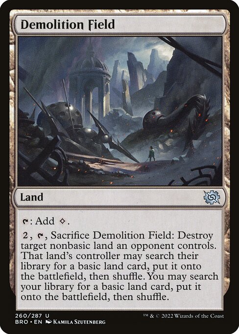 Demolition Field - The Brothers' War Uncommon Card