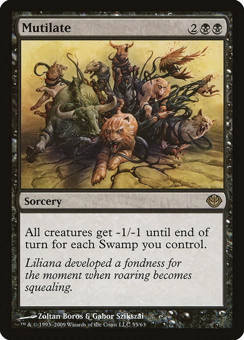 Mutilate - Duel Decks: Garruk vs. Liliana Rare Card