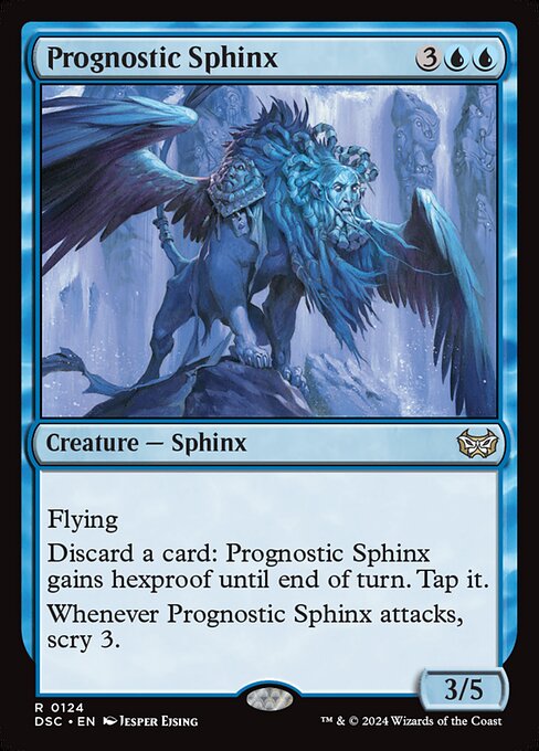 Prognostic Sphinx - Duskmourn: House of Horror Commander Rare Card