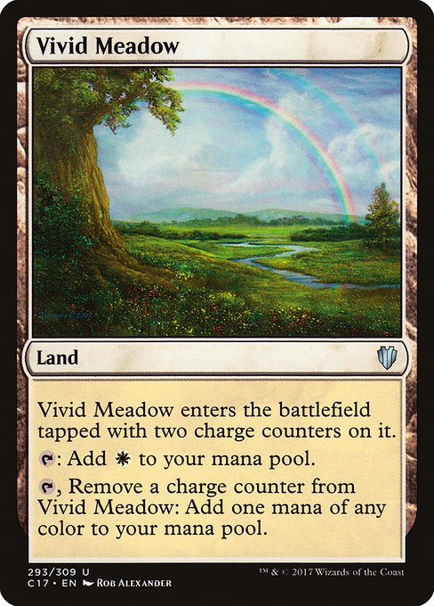 Vivid Meadow - Commander 2017 Uncommon Card