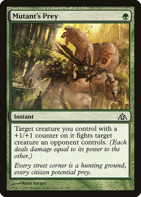 Mutant's Prey - Dragon's Maze Common Card