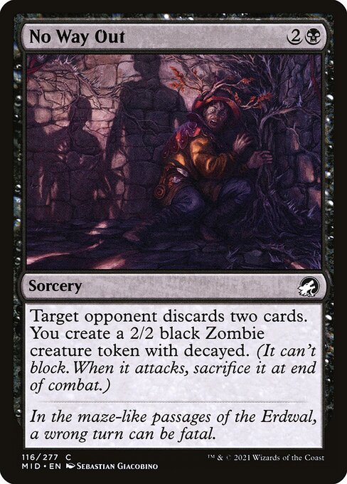 No Way Out - Innistrad: Midnight Hunt Common Card