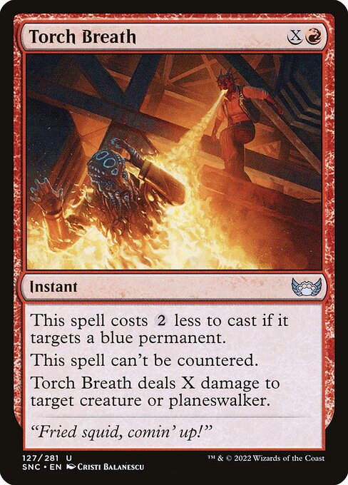 Torch Breath - Streets of New Capenna Uncommon Card