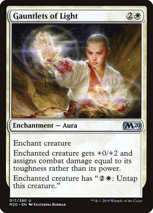 Gauntlets of Light - Core Set 2020 Uncommon Card