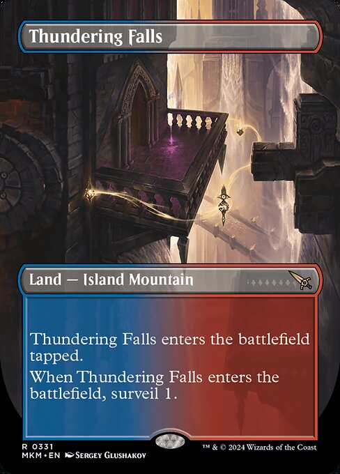 Thundering Falls - Murders at Karlov Manor Rare Card