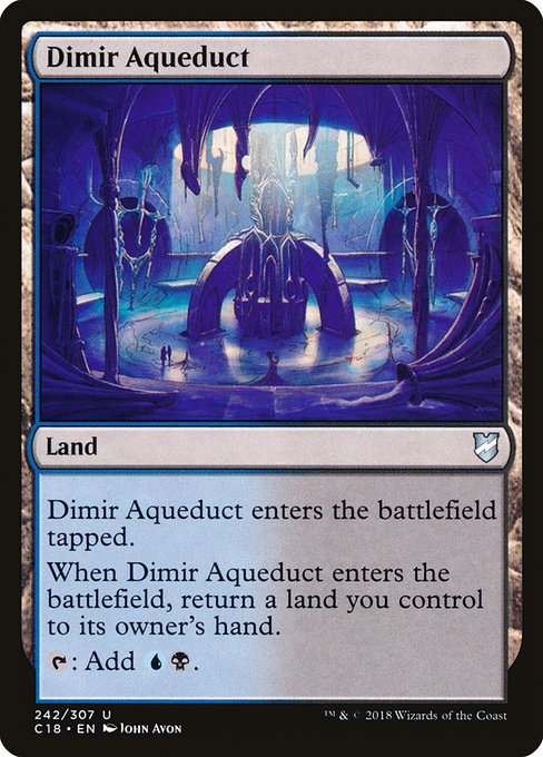Dimir Aqueduct - Commander 2018 Uncommon Card