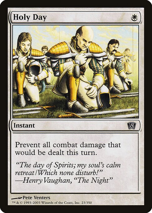 Holy Day - Eighth Edition Common Card
