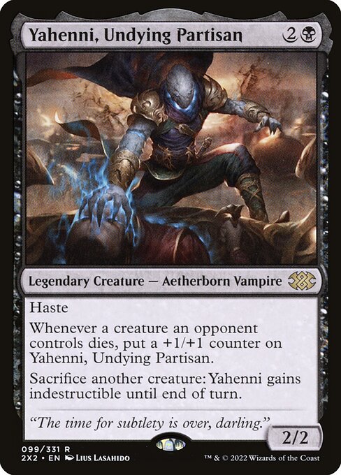Yahenni, Undying Partisan - Double Masters 2022 Rare Card