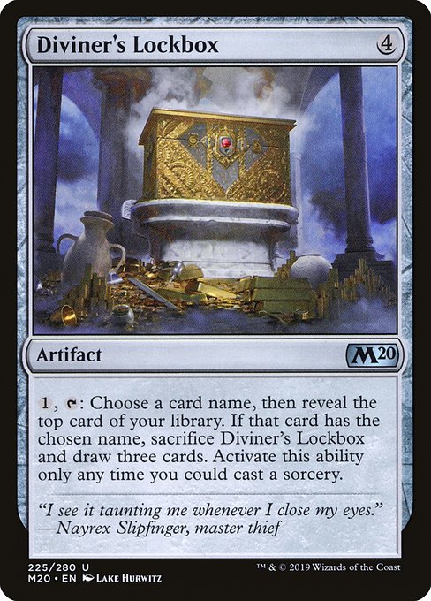 Diviner's Lockbox - Core Set 2020 Uncommon Card
