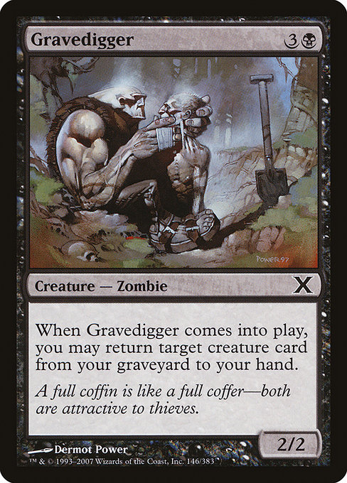 Gravedigger - Tenth Edition Common Card