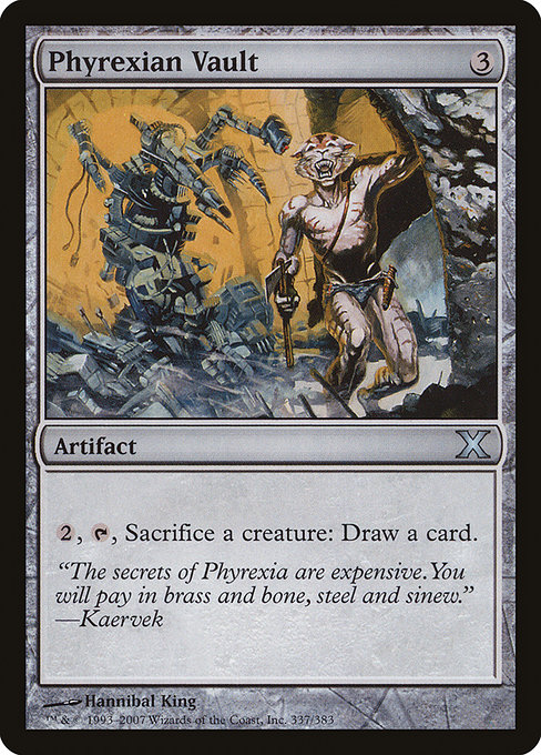 Phyrexian Vault - Tenth Edition Uncommon Card