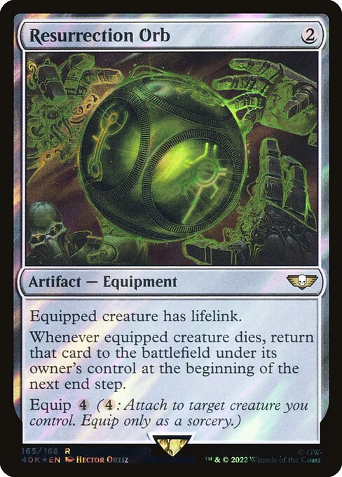 Resurrection Orb - Warhammer 40,000 Commander Rare Card
