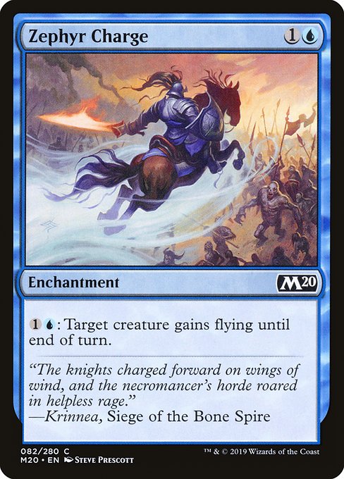 Zephyr Charge - Core Set 2020 Common Card