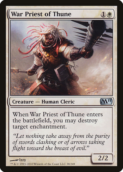 War Priest of Thune - Magic 2011 Uncommon Card
