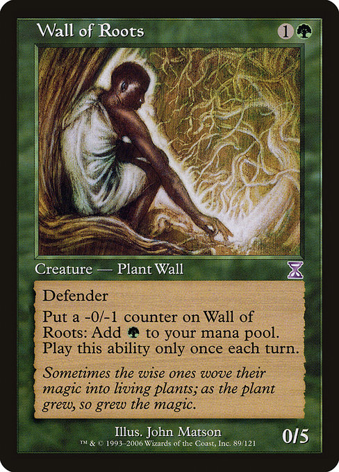 Wall of Roots - Time Spiral Timeshifted Special Card
