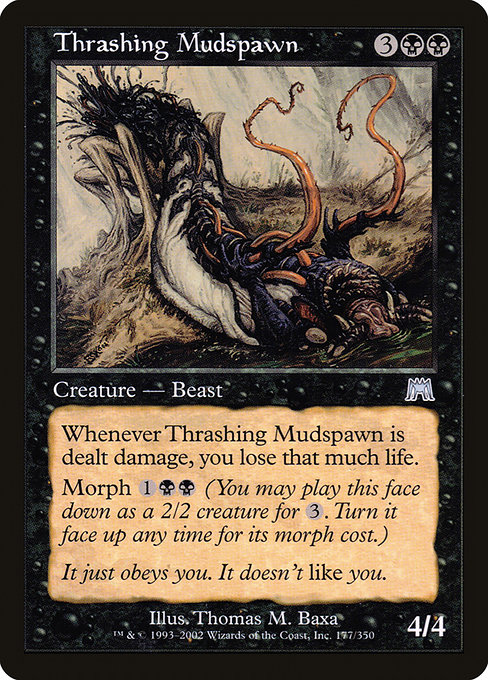 Thrashing Mudspawn - Onslaught Uncommon Card