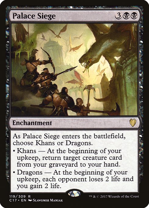Palace Siege - Commander 2017 Rare Card