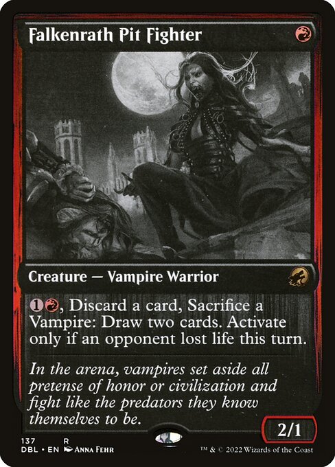 Falkenrath Pit Fighter - Innistrad: Double Feature Rare Card