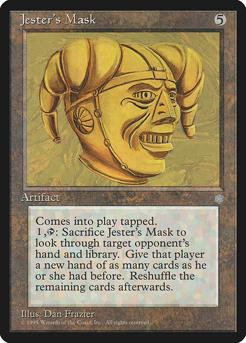 Jester's Mask - Ice Age Rare Card
