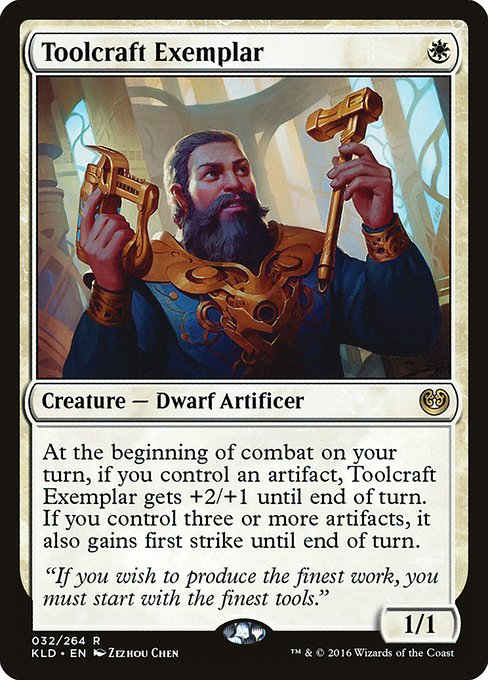 Toolcraft Exemplar - Kaladesh Rare Card